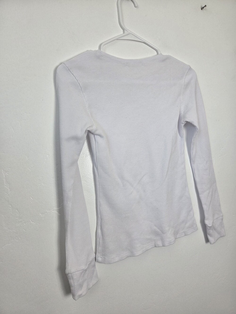 Active Basic White Thermal Shirt Long Sleeve Crew Neckline Base Layer Small - Picture 8 of 8